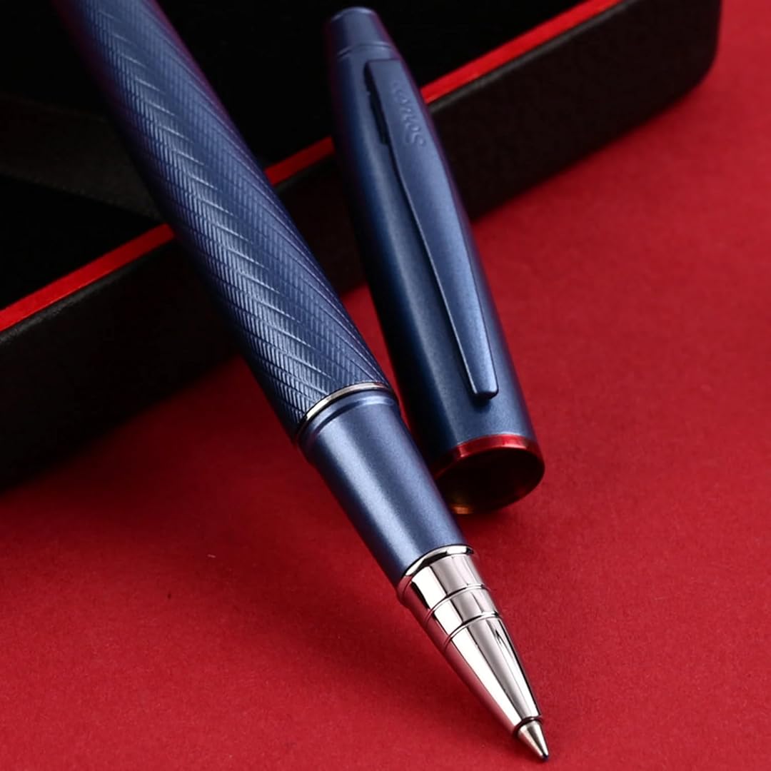 Scrikss |  Noble 35 | Roller Ball Point Pen | Blue Scrikss